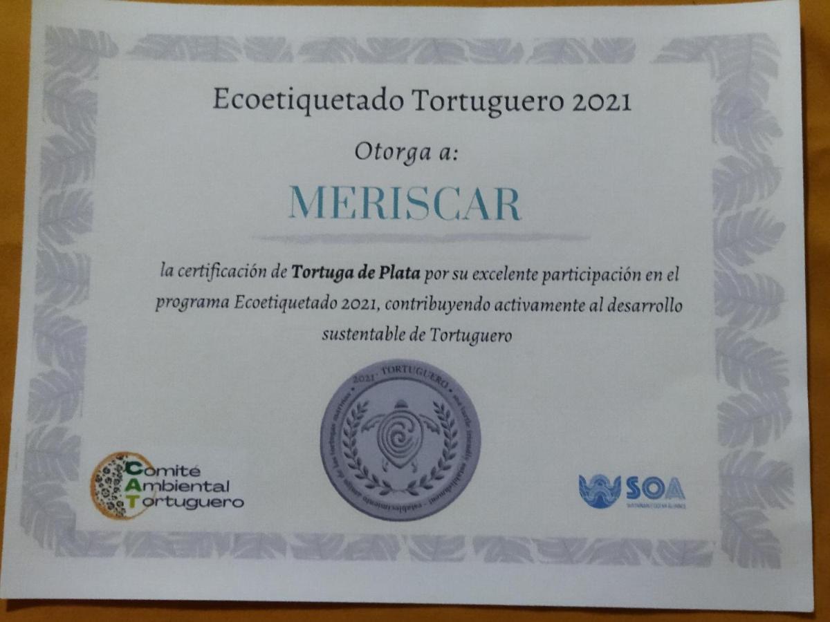 Hospedaje Meryscar Tortuguero Exterior foto