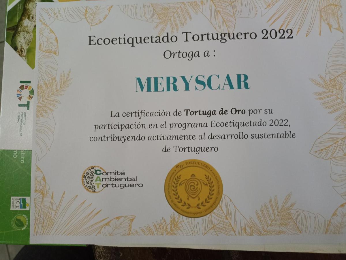 Hospedaje Meryscar Tortuguero Exterior foto